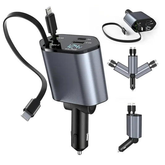 120  4-in-1 Fast Car Charger
