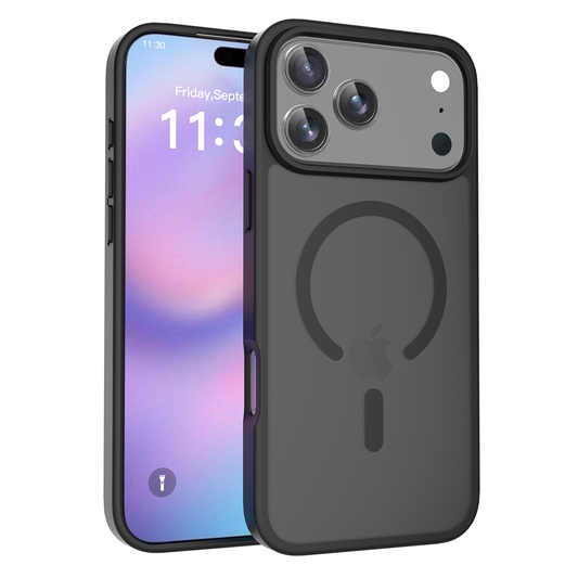 For iPhone 17 Pro Max Case Magnetic Phone Case Translucent Skin Feeling Shockproof Cell Phone Case Matte Mobile Phone Cover